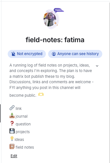 The field-notes room — photo 1